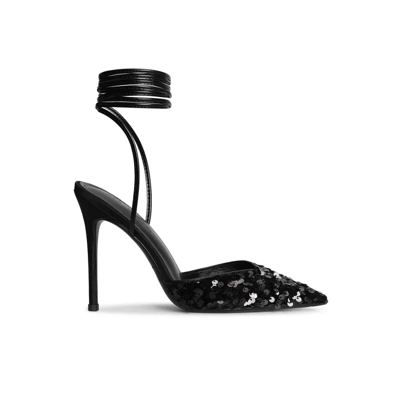 CASNSKU Irresistible Charm Slim Heel High Heels 10cm Women's-1