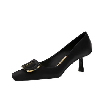 BIGTREE Spool Heel High Heels Women's
