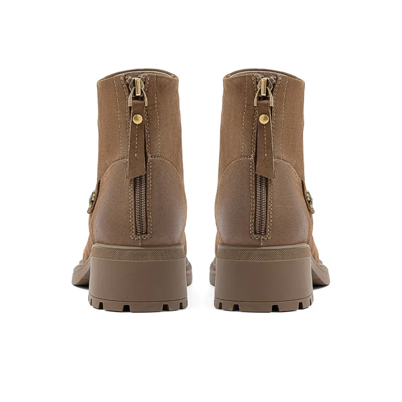 COMELY Ankle Boots Women's Brown/Black-4