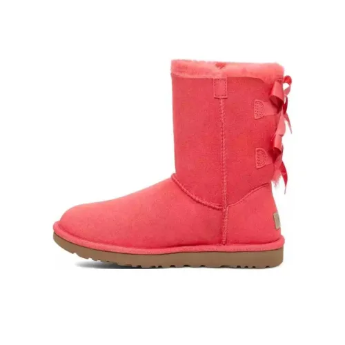 UGG Bailey Bow II Warm Crew Snow Boots Women's Coral