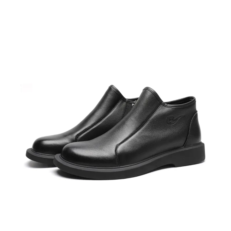 TRUMPPIPE Ankle Boots Men's Black-2