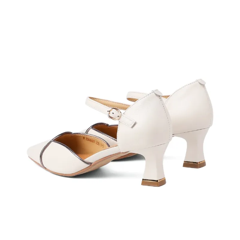 VEDULLAR Block Heel High Heels 6.7cm Women's-2