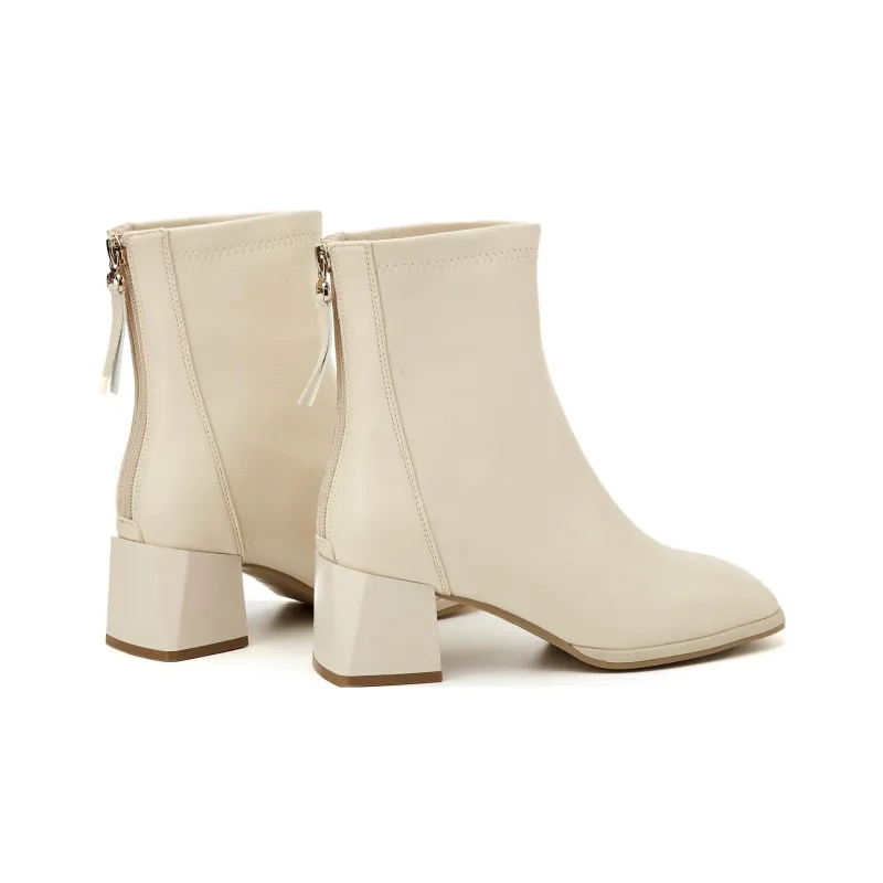 DAPHNE Ankle Boots Women's Black/Beige-8