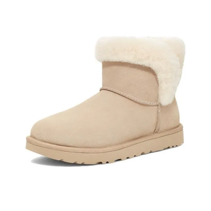 UGG Saniya Mini Suede Classic Boot 'Sawdust' Women's-1