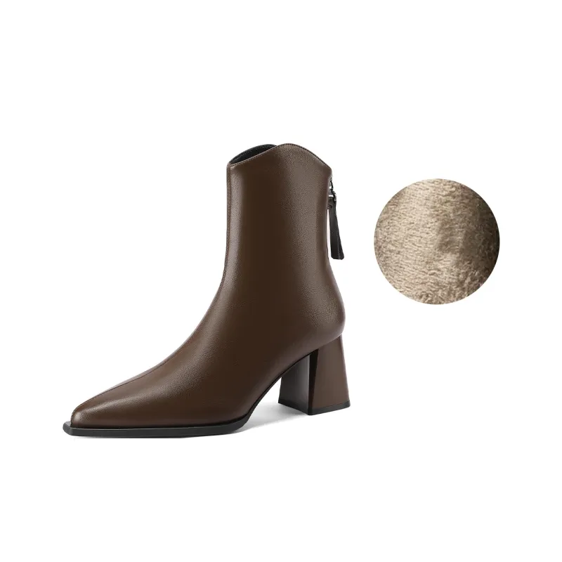 Mulinsen Ankle Boots Approx. 6.3cm Women's-1