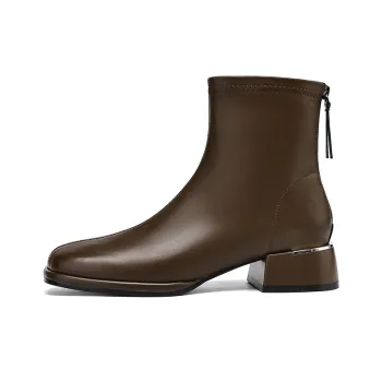 HLA Ankle Boots Women's Black/Brown/Beige