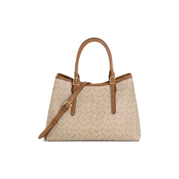 BELLE Artificial Leather Tote Bag, Shopping Bag, Handbag Tubas Women's Apricot/Coffee