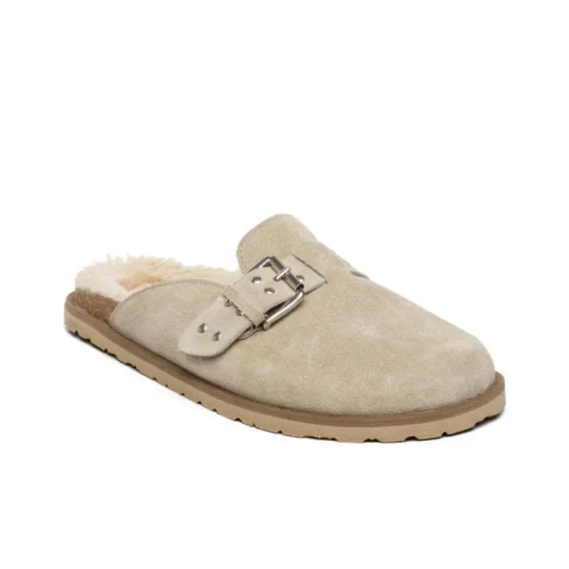 STEVE MADDEN Slip-Resistant Wrap-toe Slippers Women's Sand-1