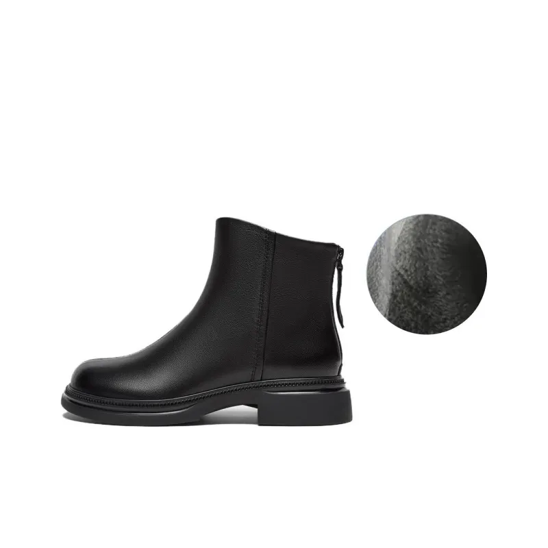 BASTO Ankle Boots Women's Solid Color-6