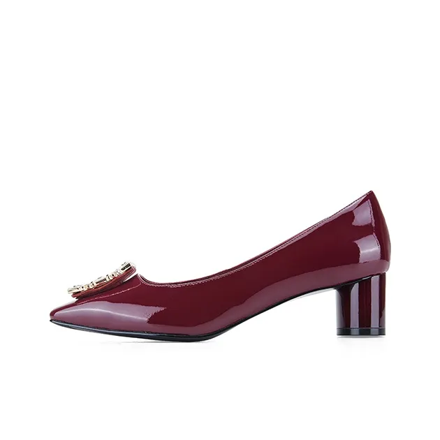 D:FUSE SCANDINAVIA Chunky Heel High Heels 4.5cm Women's-6