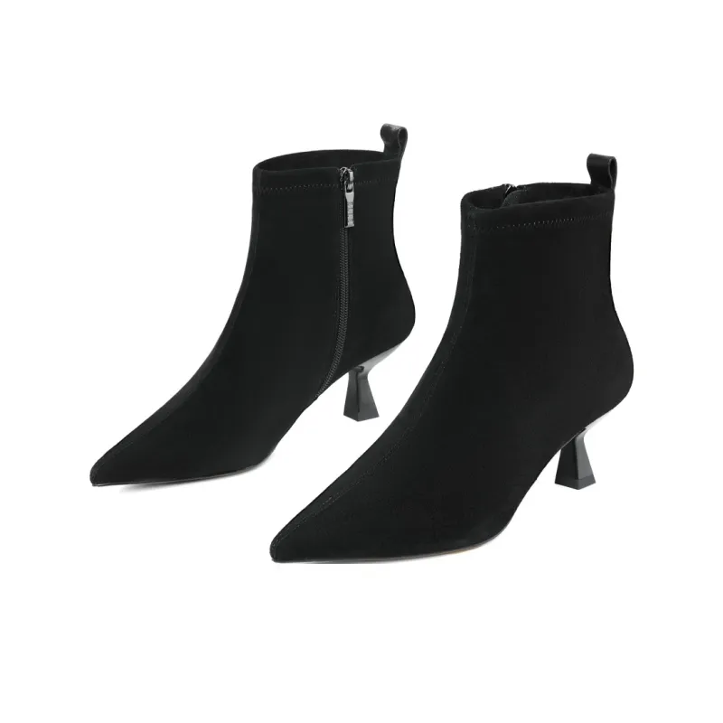 ELLE Ankle Boots Women's Black-1