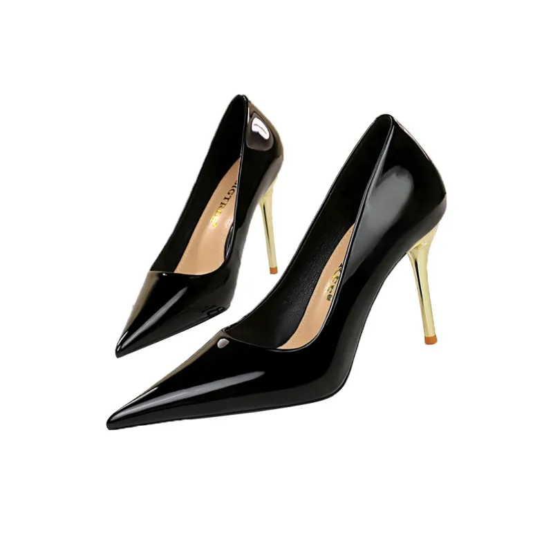 QITUMAUL Slim Heel High Heels Women's-14