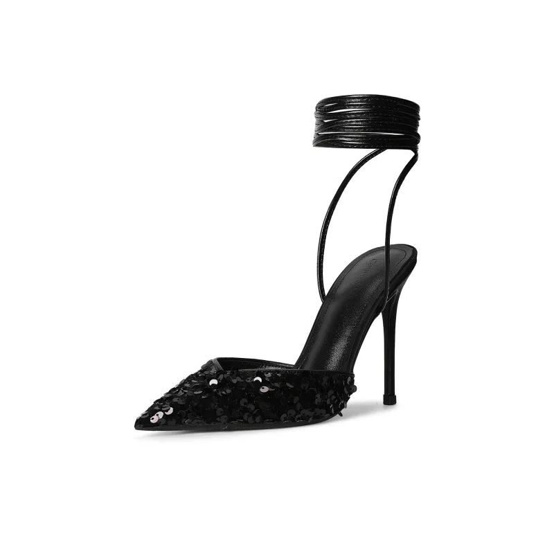 CASNSKU Irresistible Charm Slim Heel High Heels 10cm Women's-2