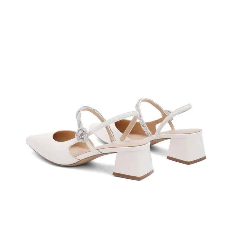 BELLE Block Heel High Heels 4.5cm Women's-11