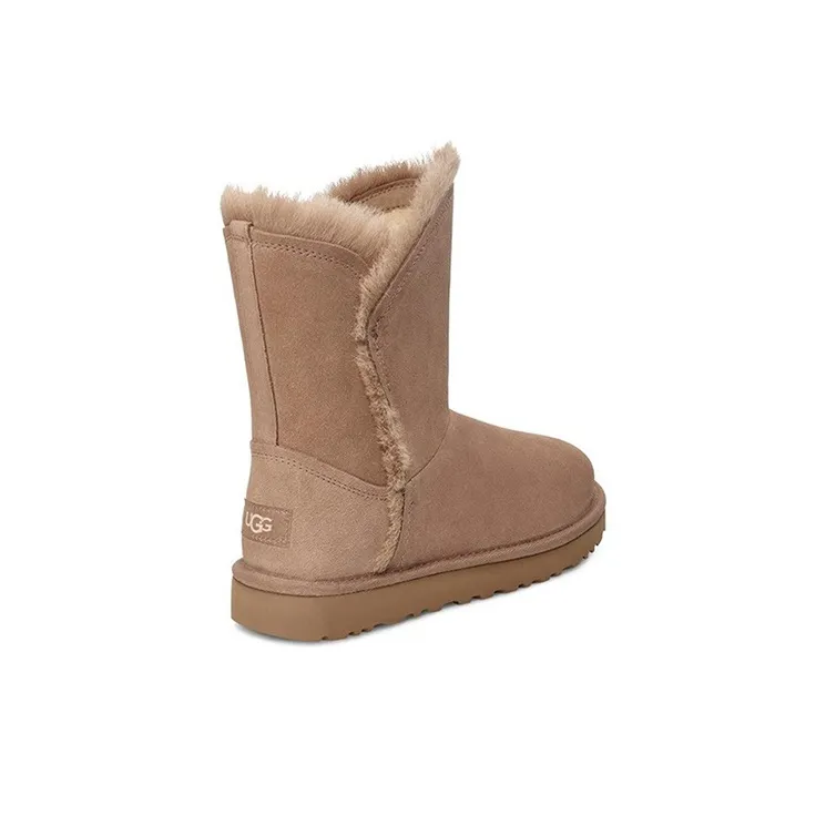 UGG Classic Short Fluff High Low Fleece Lined Stay Warm Cozy Women's-3