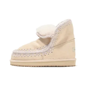K.D.KENAZ Warm Wear-Resistant Slip-Resistant Snow Boots Women's Ivory