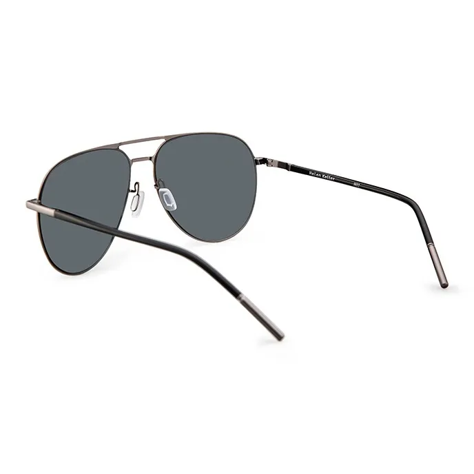 HELEN KELLER Stainless Steel Aviator Sunglasses Unisex-2