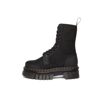 Dr.Martens Audrick 10 eye Synthetic Leather Platform Boots 'Black'
