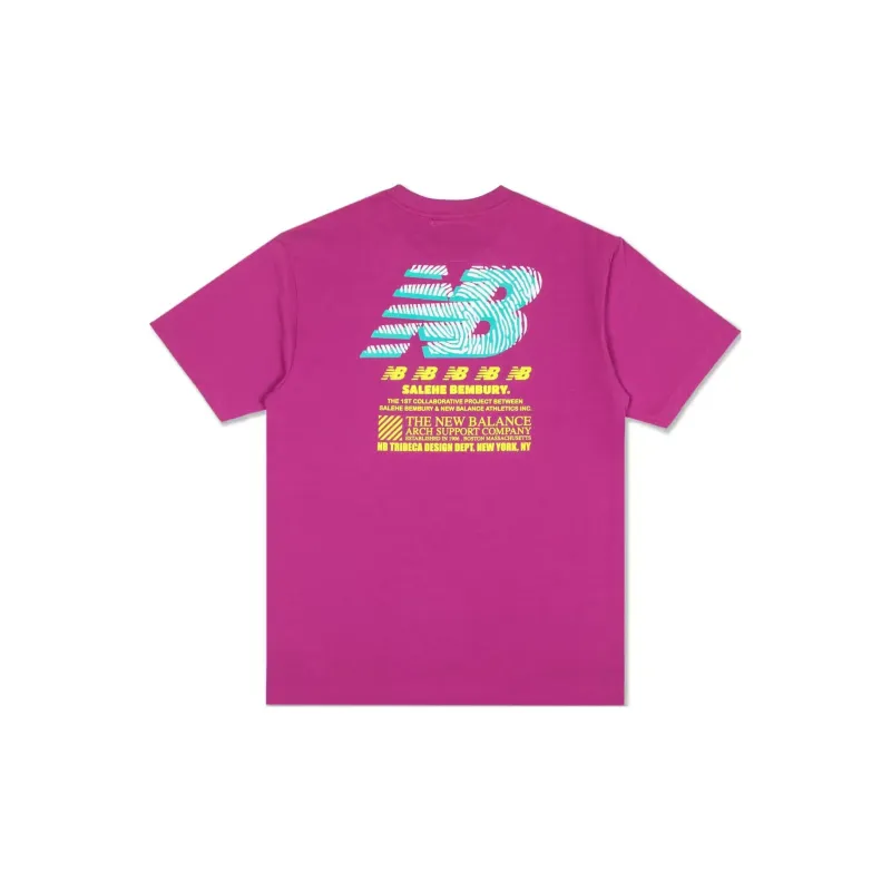 New Balance X Salehe Yurt Logo T shirt-1