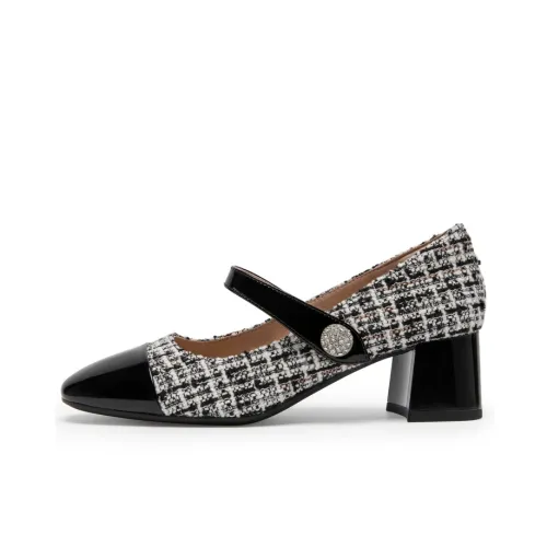C°BANNER Block Heel High Heels 5cm Women's