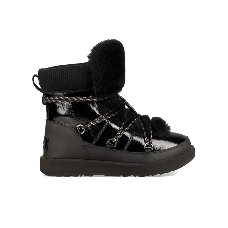 UGG Highland Waterproof Fleece Lined Black Women's-1