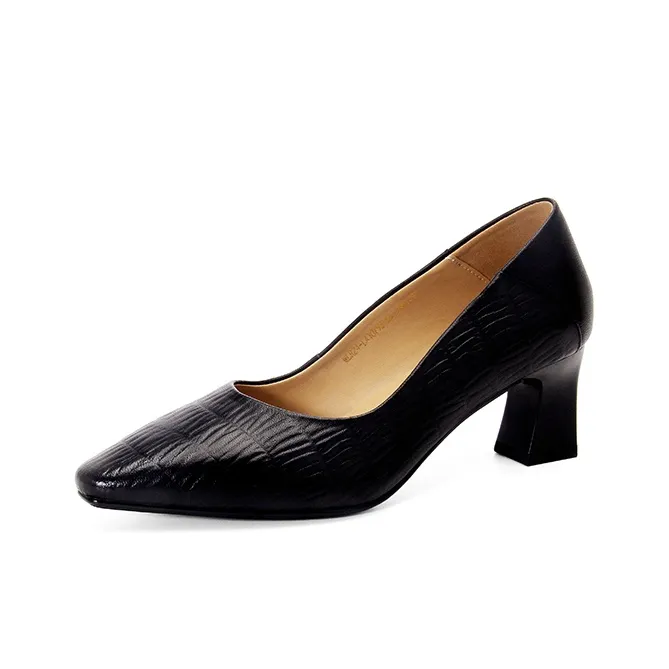 LESELE Chunky Heel High Heels Women's-1