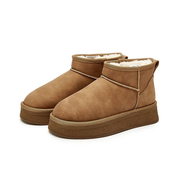 DAPHNE Warm Short Snow Boots Women's-2
