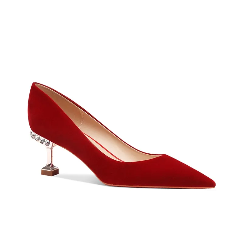 MEIAI Slim Heel High Heels Women's-9
