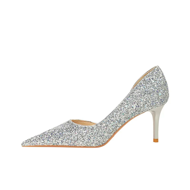QITUMAUL Slim Heel High Heels 10.5cm Women's-10