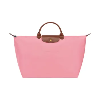 LONGCHAMP Le Pliage Recycled Polyamide Dumpling Bag Travel Bag 30L Women's Pink