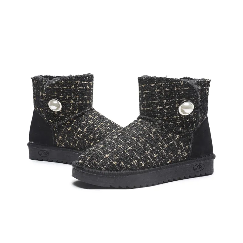ABIDJAN Warm Short Mid-Calf Snow Boots Unisex-3