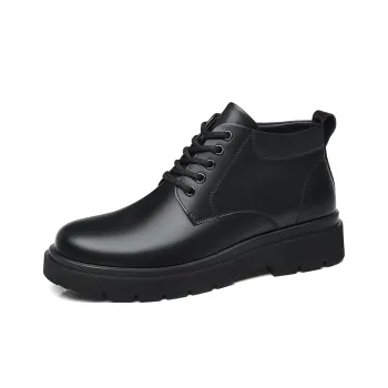 Mr. Thorn Tree Ankle Boots Short Unisex Black