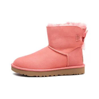 UGG Mini Bailey Bow Ii Fleece Lined Pink Women's