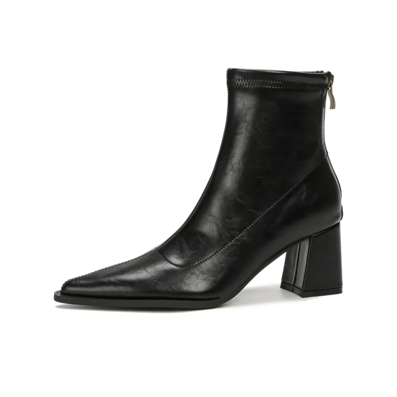 Bamiti As If Treading On Level Ground Ankle Boots 6.5CM Women's-0