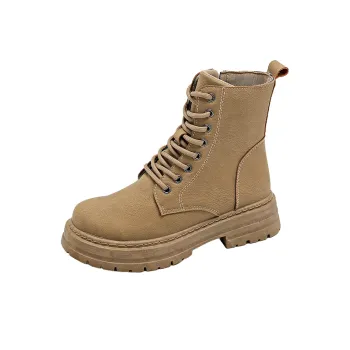 EASTERN CAMEL Short Martin Boot Women's