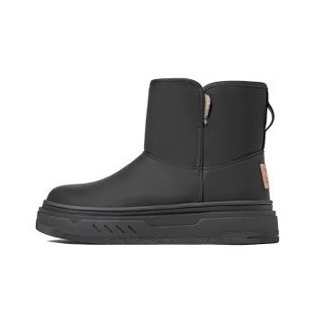 JOSINY Warm Height Increasing Slip-Resistant Short Mid-Calf Snow Boots Women's