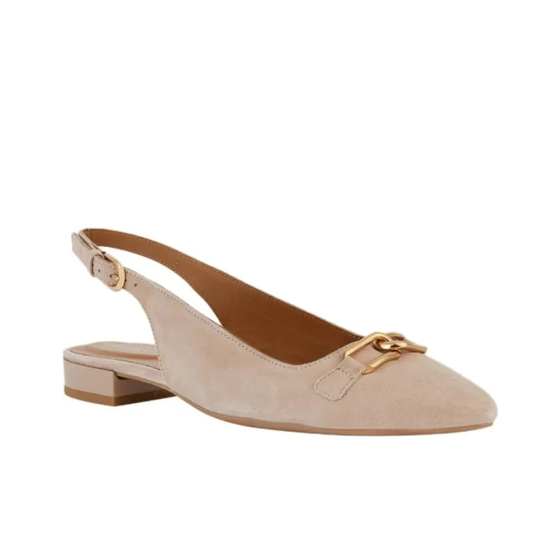 GEOX Chunky Heel High Heels 3cm Women's Nude Pink-2