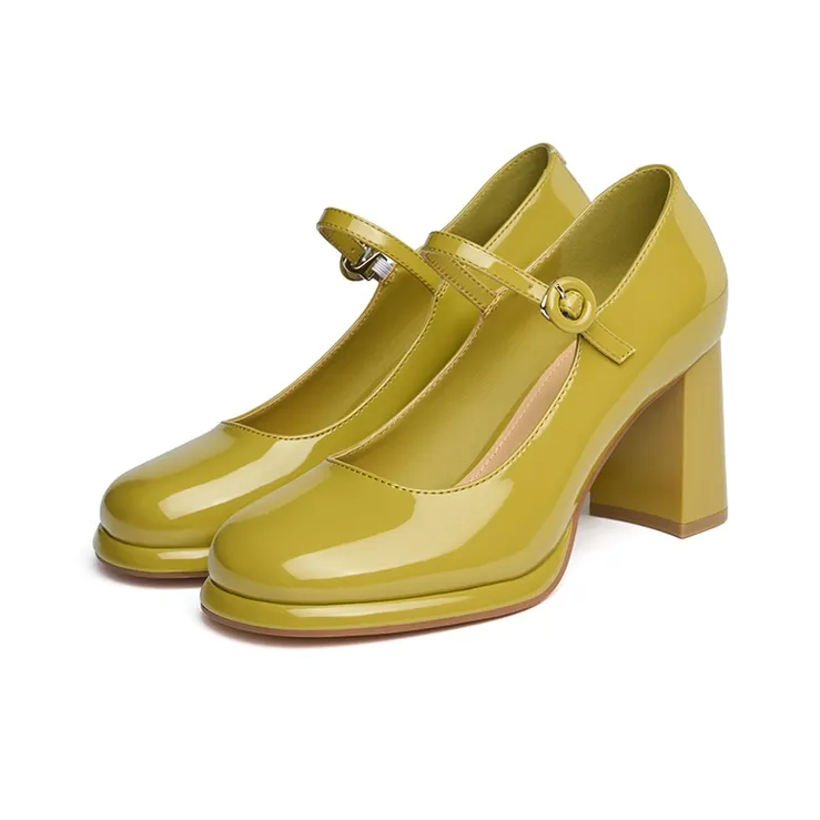 JOSINY Chunky Heel High Heels 7.5cm Women's-8
