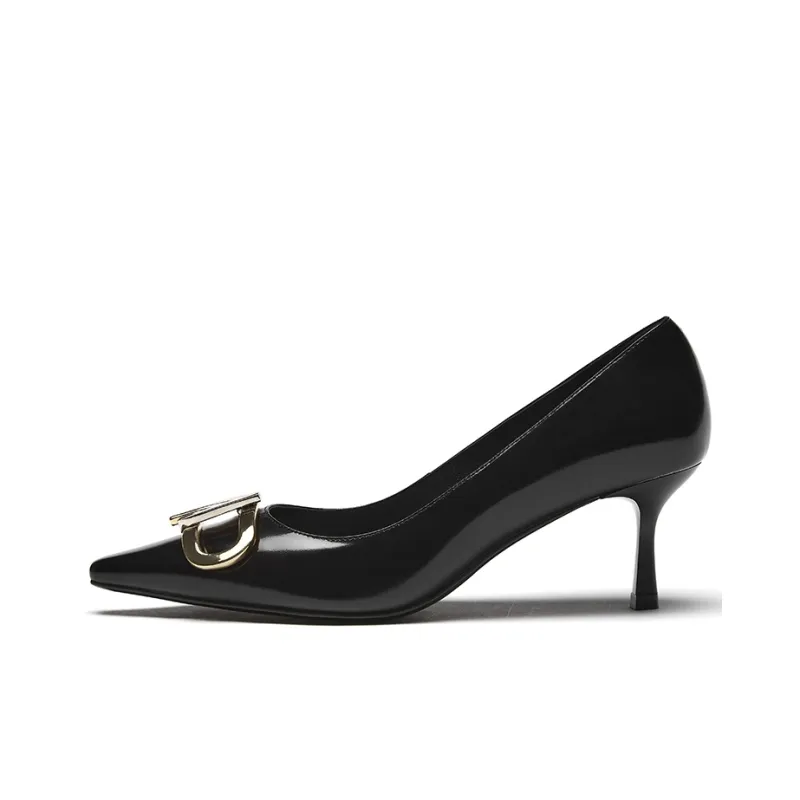 73Hours Double sided Charm Series Slim Heel High Heels 6.5cm Women's-7