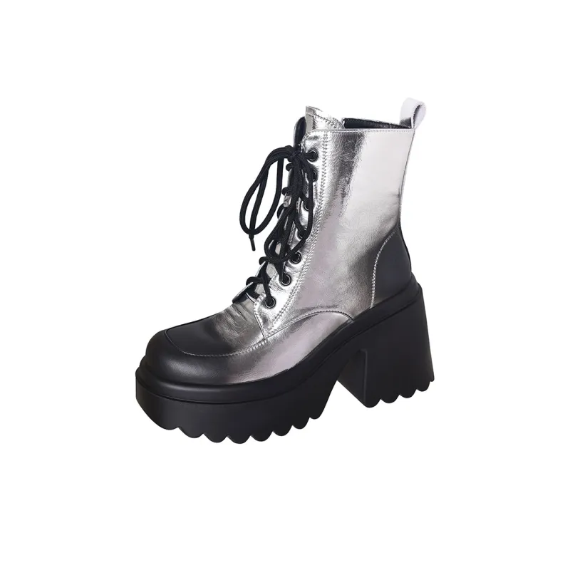 SIFEIRO Ankle Boots Women's Black, Silver-6