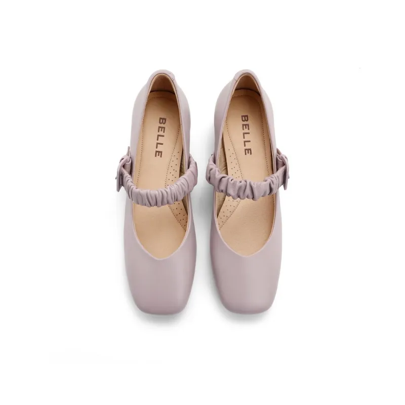 BELLE Chunky Heel High Heels 3.5cm Women's-9