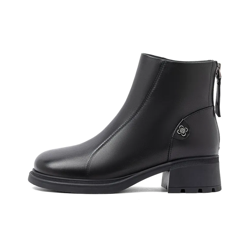 COMELY Ankle Boots Women's Brown/Black-5