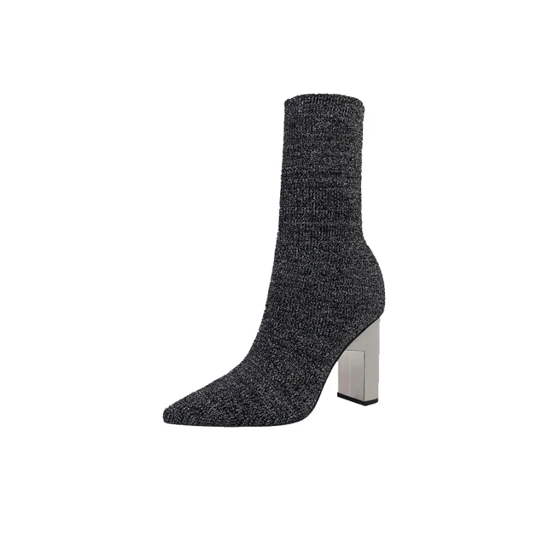 BIGTREE Ankle Boots 9.5cm Women's-0