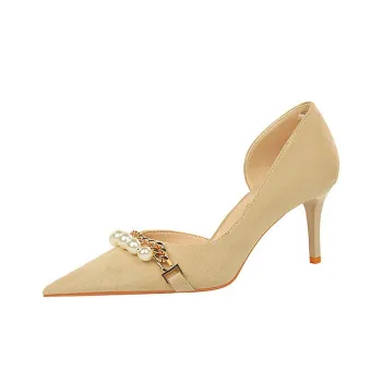 BIGTREE Slim Heel High Heels Women's