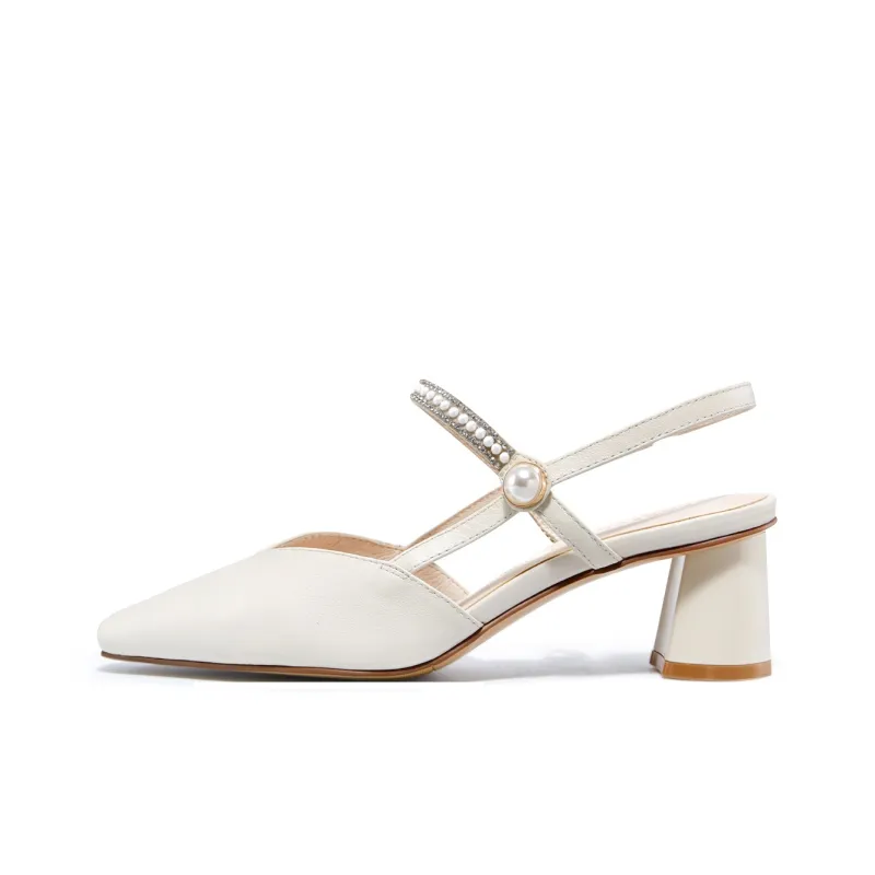 HARSON Block Heel High Heels 5.2cm Women's-0