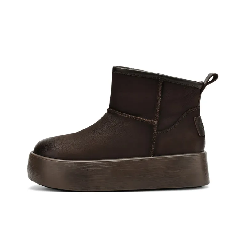 BOERDIQI Warm Slip-Resistant Short Snow Boots Women's-0
