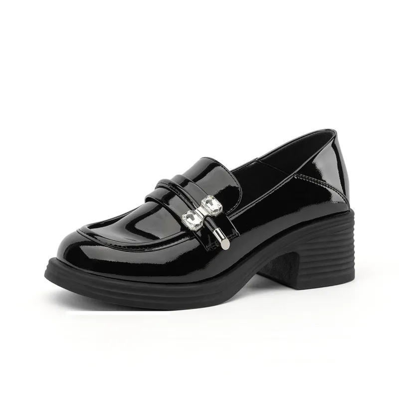 GEMEIQ Block Heel High Heels 5.5cm Women's-0