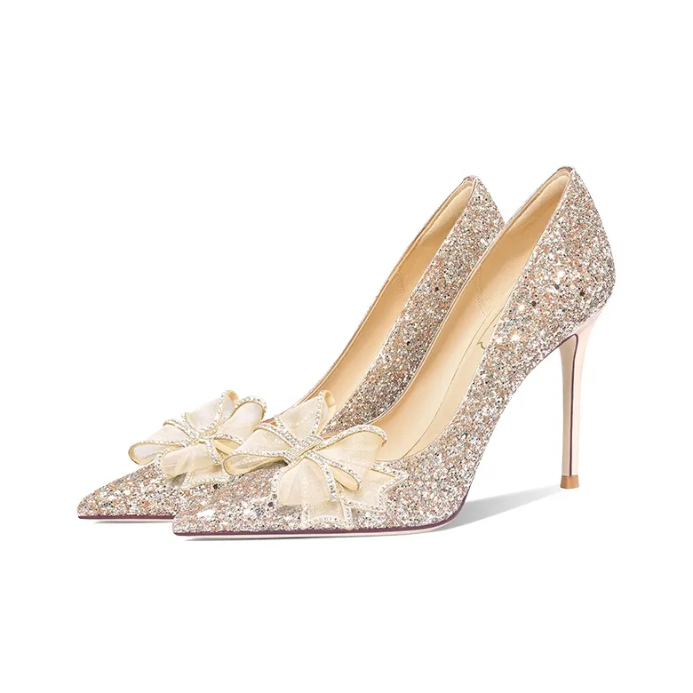 Holy Rose High Heels Women's Gold-1