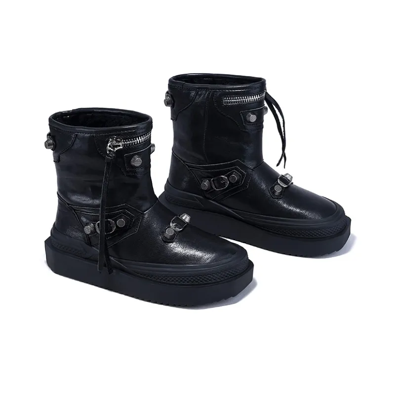 BELLALILY Short Snow Boots Women's-3