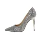 Silver[Heel Height 9.5cm]